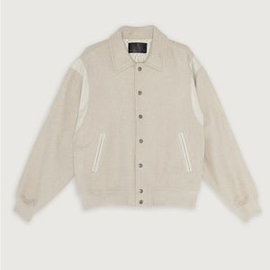 Oak + fort wool blend bomber jacket